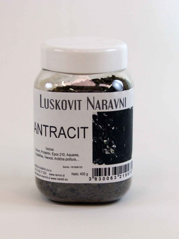 LUSKOVIT natural mica ANTHRACITE 400 g