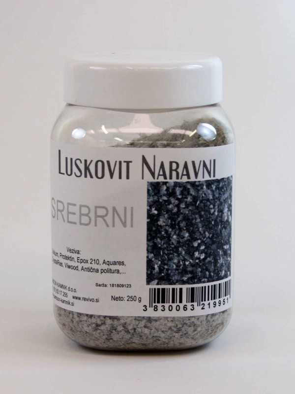 FLAKED natural SILVER 250 g
