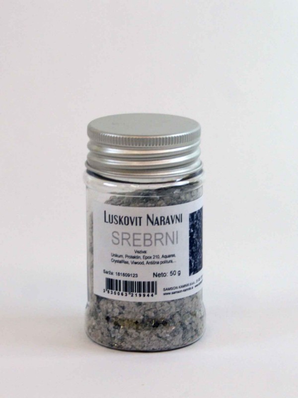 LUSKOVIT natural mica SILVER 50 g