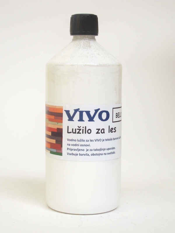 VIVO wood stain WHITE 1l