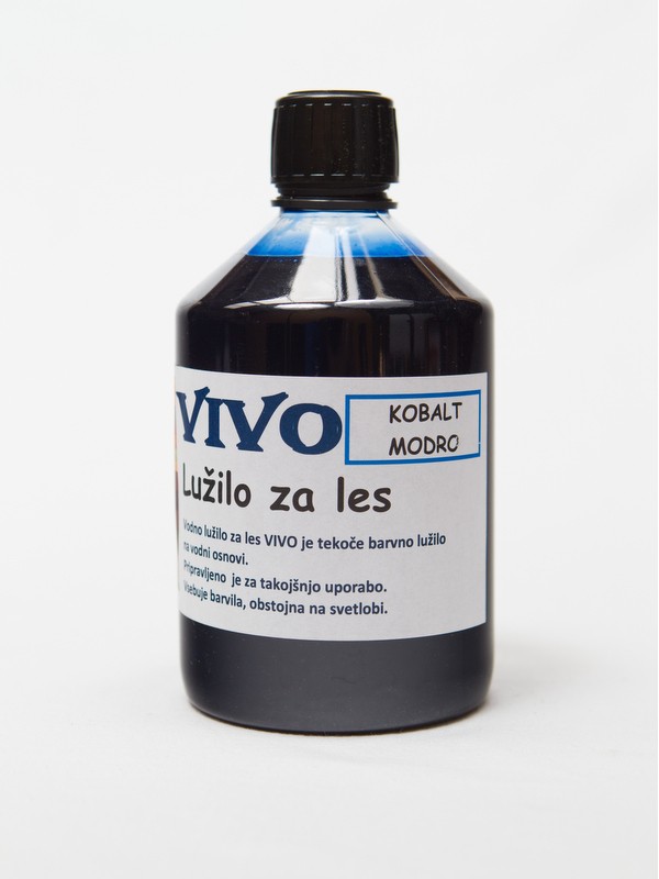 Water-based wood stain COBALT BLUE