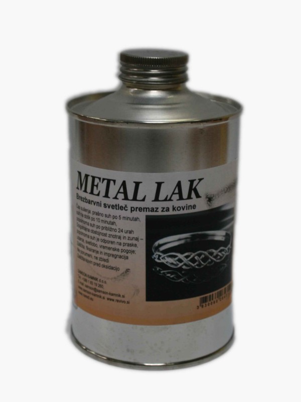 METAL LAK brezbarvni svetleč premaz za kovine 1000 ml