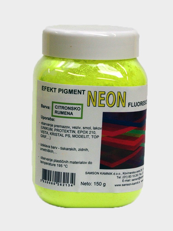 NEON - CITRONSKO RUMEN fluorescenčni pigment