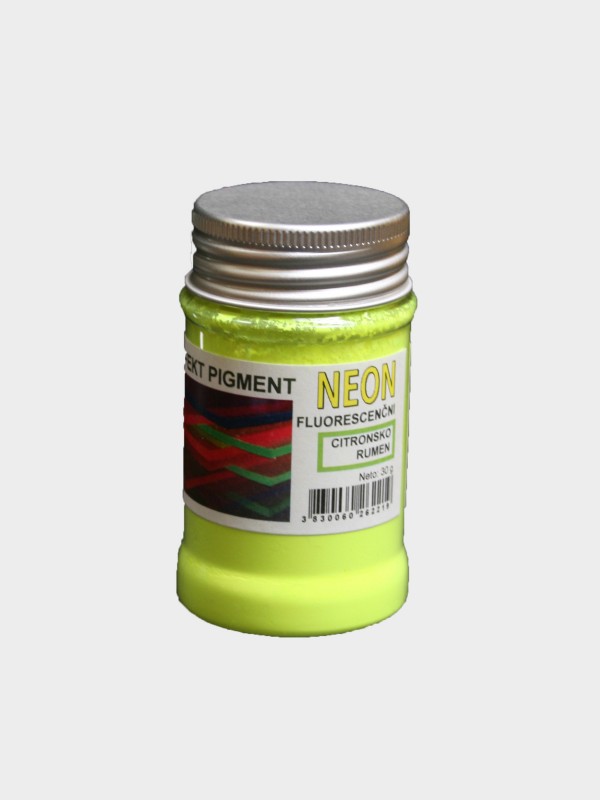 NEON - CITRONSKO RUMEN fluorescenčni pigment