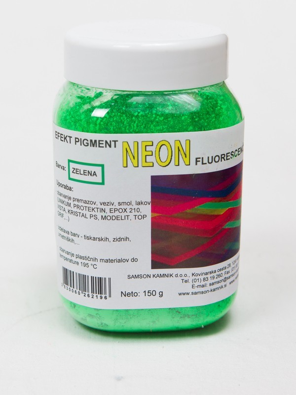 NEON - ZELEN fluorescenčni pigment