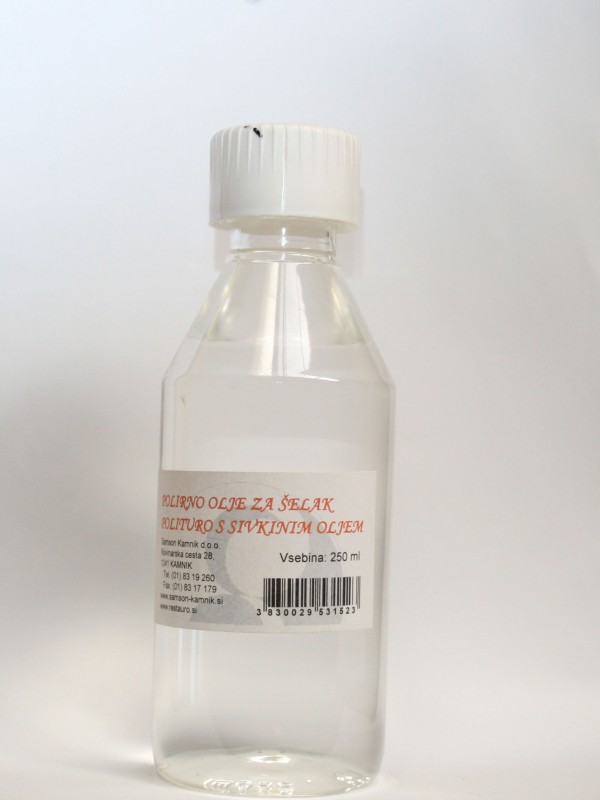 POLISHING OIL FOR SHELLAC VARNISH 250 ml