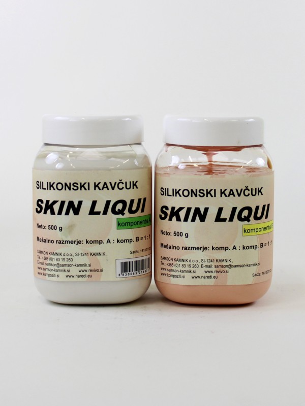 Silikonski kavčuk SKIN LIQUI   500 g + 500 g