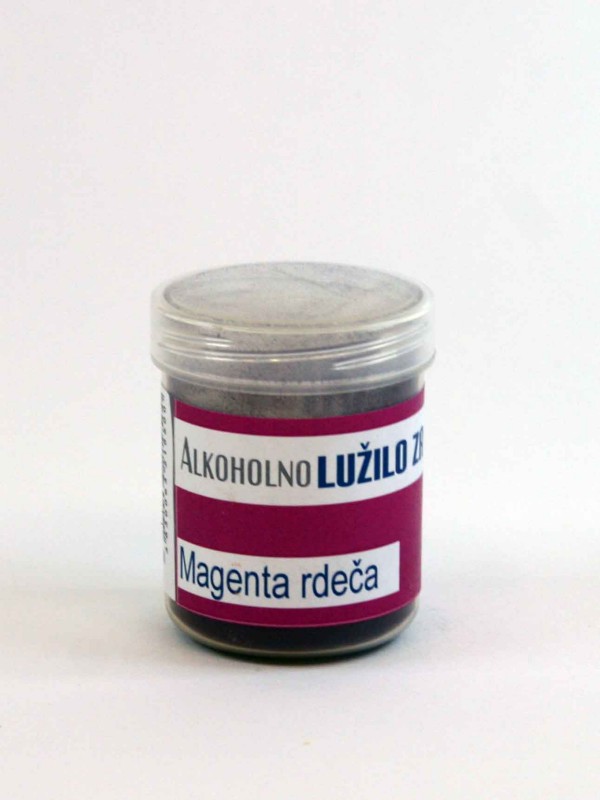 Lužilo za les ALKOHOLNO - MAGENTA RDEČA 10 g