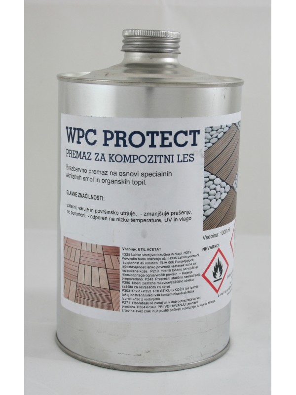 WPC PROTECT - premaz za kompozitni les 1l